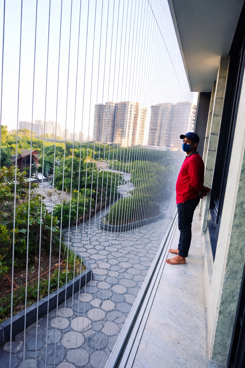 Window Invisible Grill Installation 2